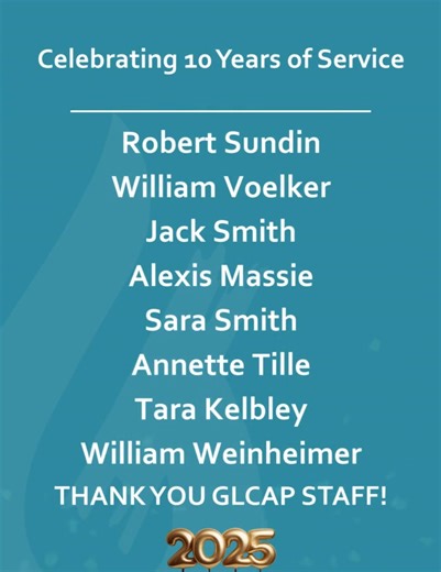 Thank you GLCAP staff for 10 years of service! #communityaction #servingcommunities | Great Lakes Community Action Partnership