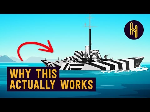 The Weirdly Specific Science Behind Ship Camouflage
