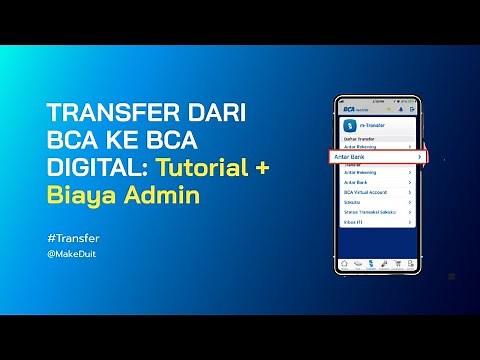 Cara Transfer dari BCA Ke BCA Digital | Topup Isi Saldo Blu lewat BCA Mobile