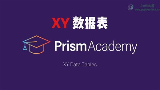 GraphPad Prism XY 数据表