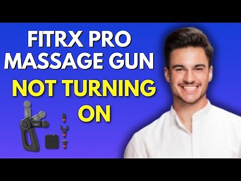 NEW! How to Fix FitRx Pro Massage Gun Not Turning On (2025) 💪 | Quick Reset & Repair Guide!