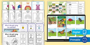 Early Childhood Spring Literacy Activity Pack