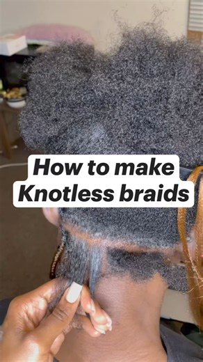 Step by step guide how to make knotless braids #braidsconnect #tutorial | Braids Connect