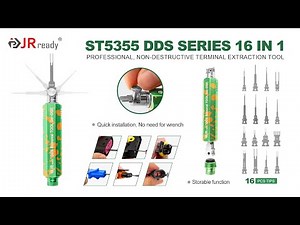 ST5355 Pin Removal Tool Kit – for Tyco, JPT, MCP, MCON, MQS, Sumitomo, Delphi, and Molex Connector