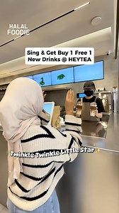 HEYTEA Beli 1 Percuma 1 ⭐️ Nyanyi je Twinkle Twinkle Little Star dan nikmati 2 minuman Tiramisu Rich Chocolate BAHARU dengan bayaran untuk satu sahaja✨ 📍 HEYTEA 🗓️ 29 Disember 2025 #HeyteaTwinkleTwinkle #HeyteaTiramisu #HEYTEAxPOPMART #TwinkleTwinkleForHoliday | Halal Foodie
