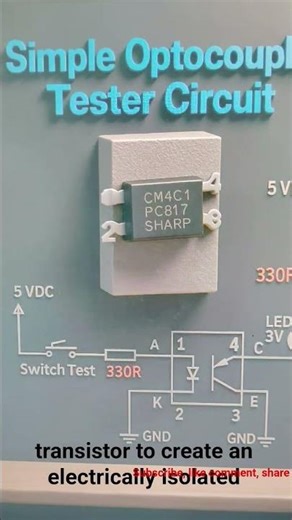 simple optocoupler testing circuit #simple #optocoupler #testing #circuit