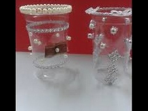 How to Make Decorate a plastic cups : Crafts
