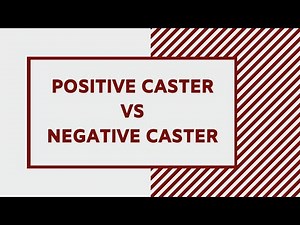 Positive Caster Vs Negative Caster | Mechanical | Automobile | Engineering