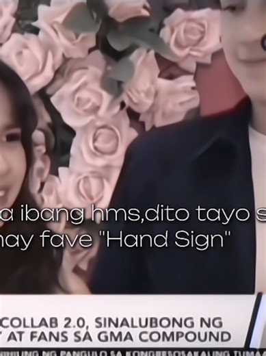 Ashley Sarmiento and Heath Jornales' Cool Hand Signs
