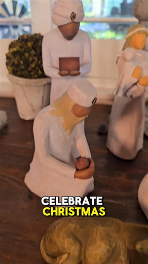 Bring the story of Baby Jesus' birth to life with the Willow Tree Nativity Set!🎄✨ It's the perfect handcrafted Nativity to help your family understand the true meaning of Christmas! | Christianbook