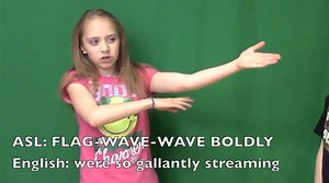 O Say, Can You See...? An Analysis in ASL (Subtitled in English)