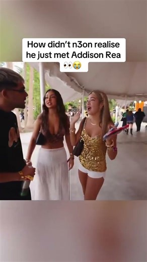 How didn't n3on realise he just met Addison Rea 😳 #fyp #n3on #addisonrae #clips #tiktok #vital