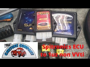 Spitronics 3 wiring. running the engine wires to make the harness. non VVti 1uz