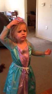 3 year old sings Disney Frozen's "Let It Go"