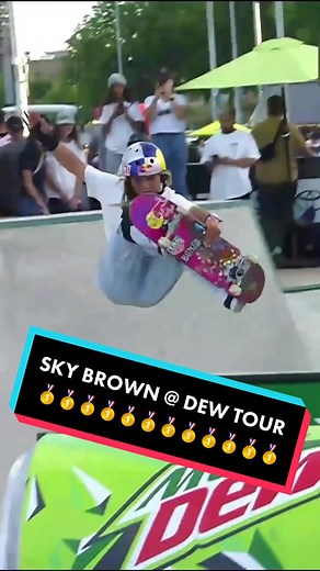 Sky Brown Dominates Dew Tour Skateboarding 2022