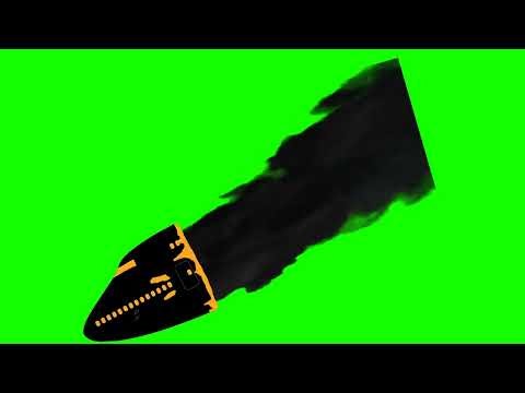 Burned - Nick Jr Airlines Boeing 747-400 Plane Crash Green Screen