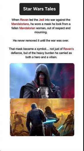 Revan's Mask #starwars #starwarscharacter #darthrevan #mandalorian