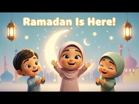 Ramadan Is Here Nursery Rhyme for Kids | Islamic Learning About Giving and Prayer