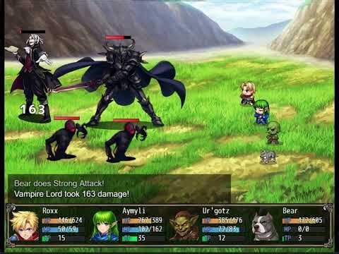 Custom RPG Maker MZ battle UI