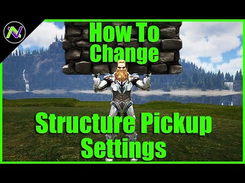 How to change structure pickup timers on Ark
