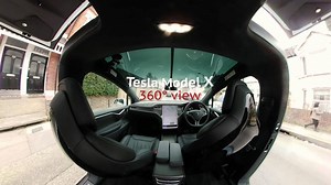Tesla Model X 360° passenger experience