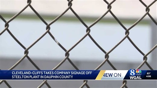 Cleveland Cliffs name removed from side of mill