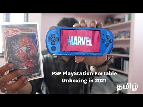 PSP PlayStation Portable Unboxing in 2021 | Spiderman 3 UMD Disc Gameplay | Tamil