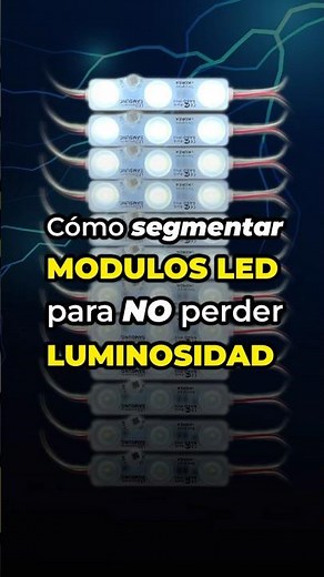 Cómo instalar MÓDULOS LED para no perder LUMINOSIDAD #luzled #led #transformador #rotulos