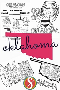 Free Oklahoma Coloring Pages — Stevie Doodles