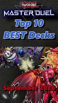 The BEST MASTER DUEL Decks September 2026! | BAN-LIST CHANGES? | #tierlist #bestdeck