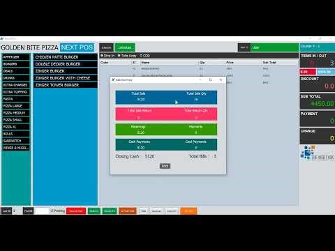 pizza shop software demo