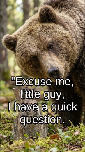 The Little Rabbit and the Grizzly Bear's Quick Question