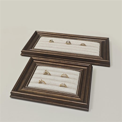 Linen Ring Display, Hanging Ring Holder, Hanging Ring Display Organizer,wall Mount Ring Display DS2521 - Etsy