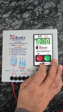 Automatic Water Level Controller (1 HP) | Working & Demonstration