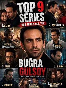 TOP 9 BEST SERIES BY BUĞRA GÜLSOY THAT YOU HAVE TO WATCH 😱 (TURKISH HITS THAT WILL HOOK YOU) #short