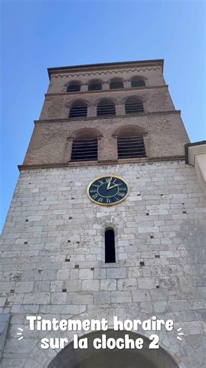 🔔- Sonnerie horaire à la cathédrale Notre Dame de Grenoble