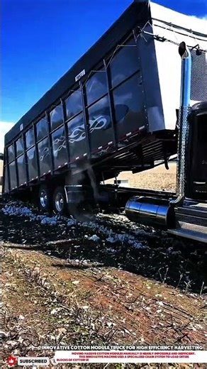 Innovative Cotton Module Truck for High Efficiency Harvesting