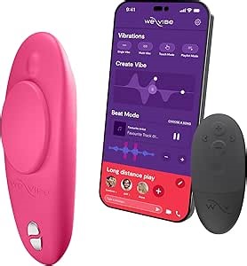 We-Vibe Moxie Wearable Lay On Panty Vibrator | Remote & App Control Vibrating Sex Toy for Couples | Clitoral Stimulator with 10 Intensity Levels | Adult Sexual Pleasure Tools | Waterproof | Pink : Amazon.ca: Health & Personal Care
