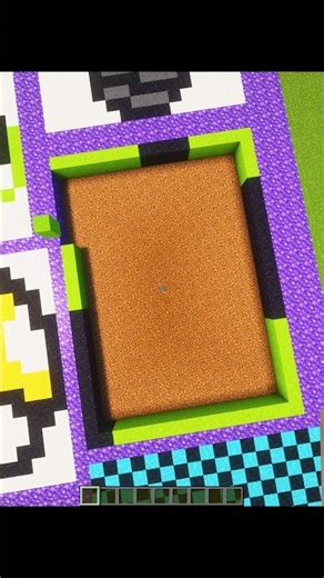 Satisfying pixel art In Minecraft Making Sandwich Pixel Art #shorts #gaming #minecraft