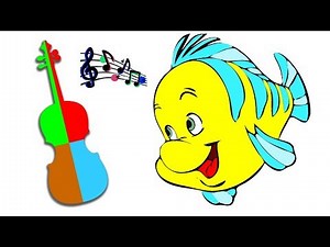 How To Play Baby Shark By Pinkfong 🎻 Violin Tutorial With Color Coded Strings