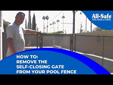 How to Remove the Self Closing Gate from your Pool Fence