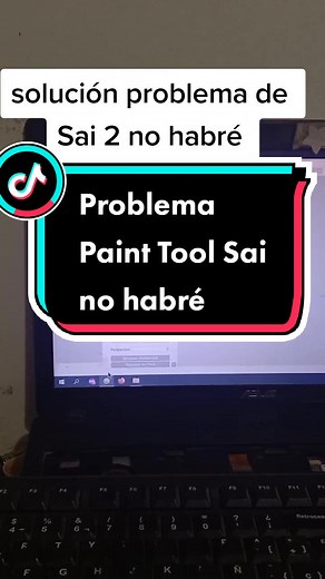 Solución al problema de Paint Tool Sai 2