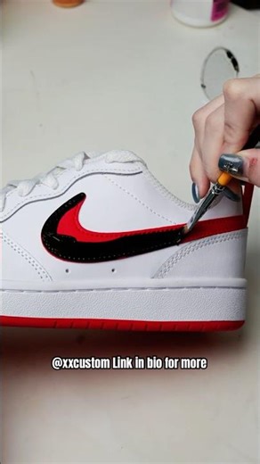 Satisfying Custom AF1 making process you can’t miss #airforce #handcraftedshoes #sneakers #custom