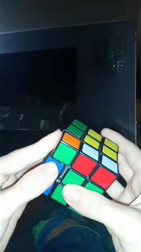 Ub perm on Rubik's Cube.
