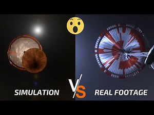 Perseverance Landing On Mars Video: Simulation vs Reality!