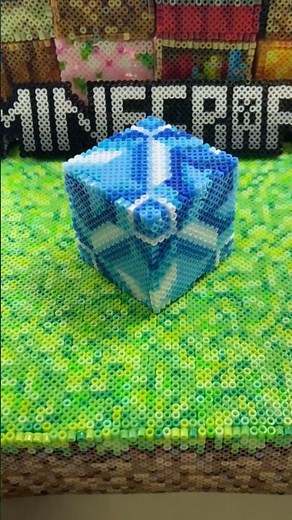DIY Minecraft Light Blue Glazed Terracotta Block