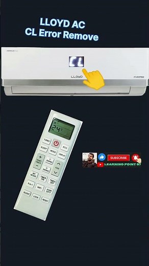 LLOYD AC CL Error Code || CL error problem solved in lloyd ac #lloydac #clerror #cl #error