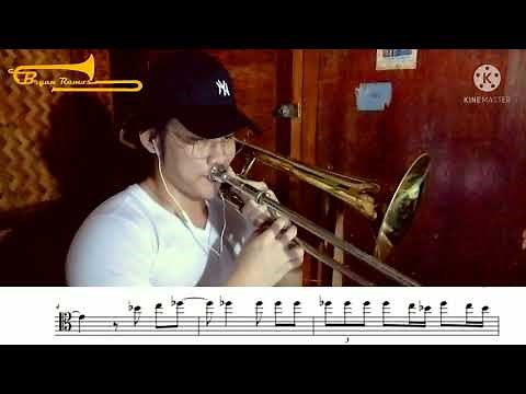 Ravel's Bolero Trombone solo orchestral excerpts, Play along Sheet Music.