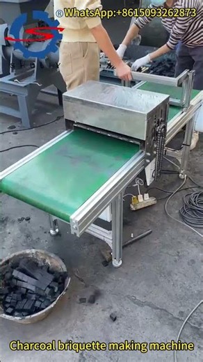 Efficient Charcoal Making Machine - Transforming Biomass into Quality Charcoal!#charcoalbriquettes