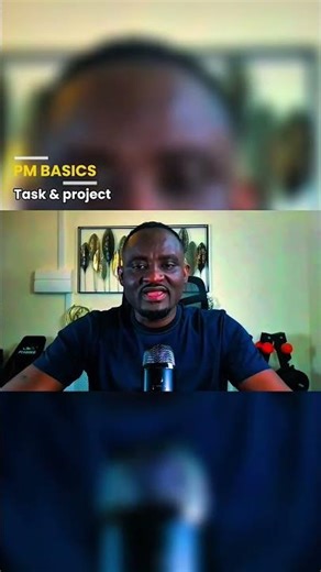 project management basic task vs project in under a minute #projectmanagement #beginnerguide